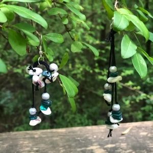 Seashell & Freshwater Pearl Earrings